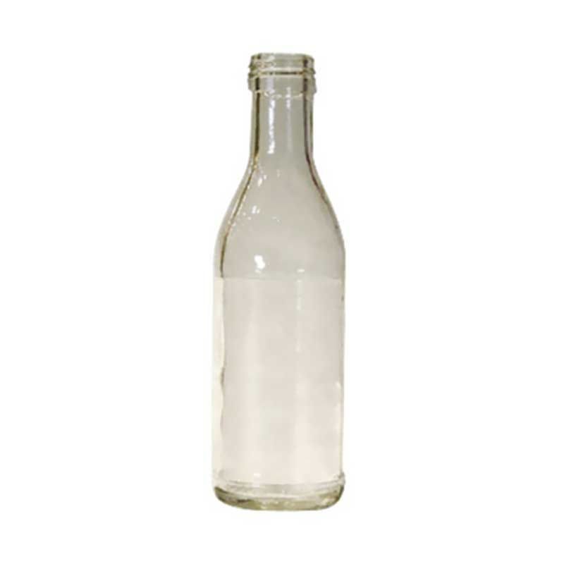 Μπουκάλι διάφανο απλό γυάλινο 200ml