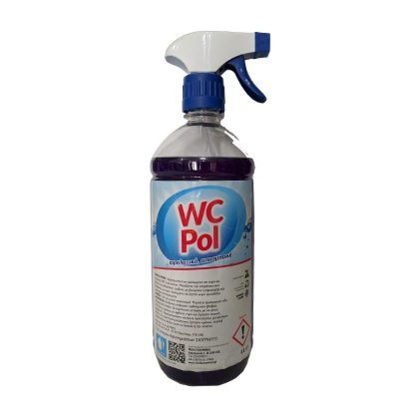 Καθαριστικό υγρό μπάνιου για τα άλατα WC POL