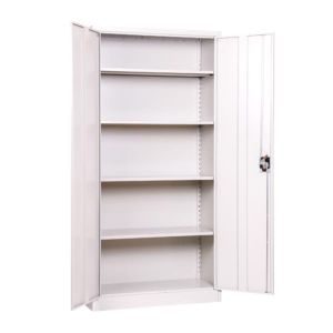 Μεταλλική ντουλάπα δίφυλλη  με 4 ράφια Nextdeco - Image 3