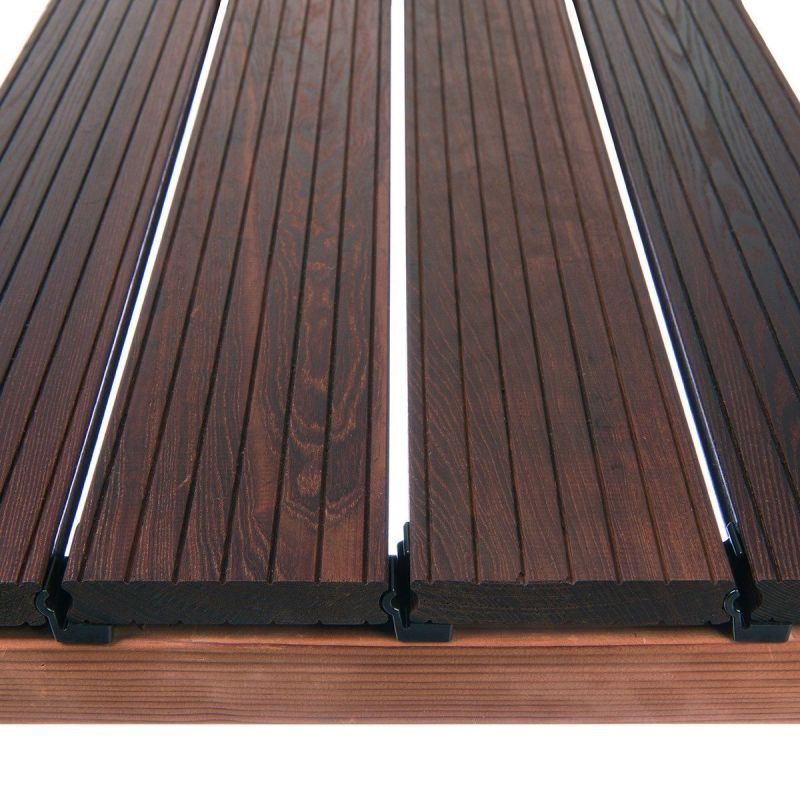 Τάβλα πατώματος Thermo ash αυλακωτό 2 x 11,2 x 150εκ. - Image 2