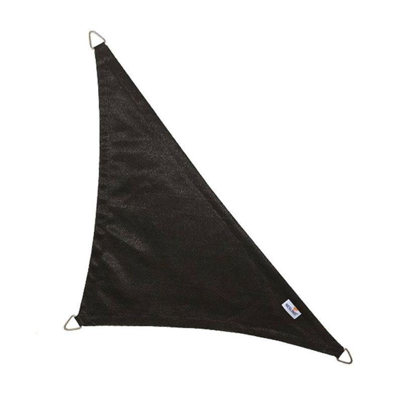 Τρίγωνο πανί σκίασης 285gsm γωνία 90° 4x4x5,7μ. Άμμος - Image 3