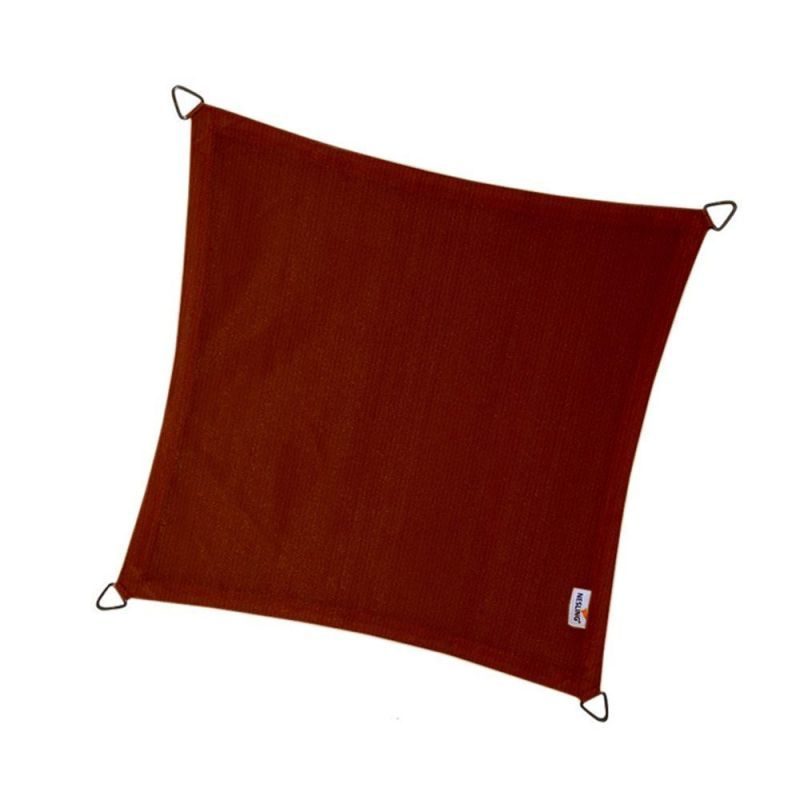 Τετράγωνο πανί σκίασης 285gsm 3,6 x 3,6m NESLING Μπλε πάγου - Image 4