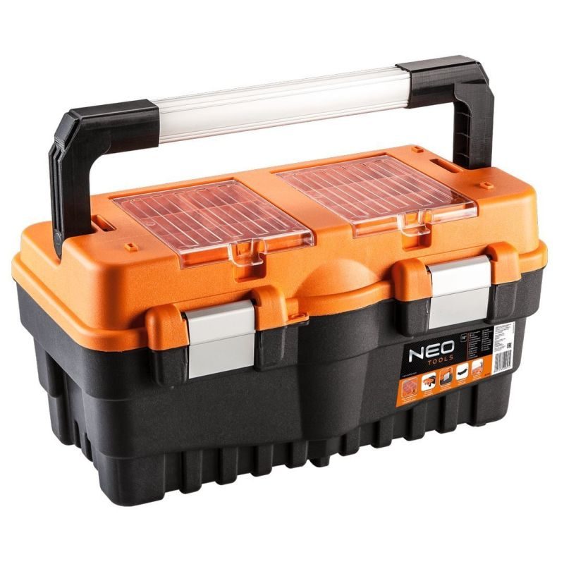 NEO TOOLS Εργαλειοθήκη με σκαφάκι 18" 84102