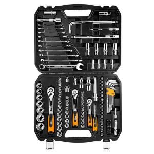 NEO TOOLS Καστάνια & Καρυδάκια 1/2'', 3/8" & 1/4'' σετ 126τμχ 08667