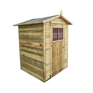 Αποθήκη κήπου με πάτωμα 145x130x(Y)210cm
