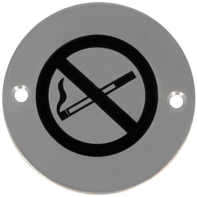Σύμβολο βιδωτό 75mm No Smoking AMIG