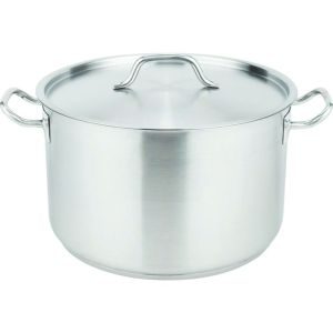 Χύτρα ρηχή INOX με καπάκι
