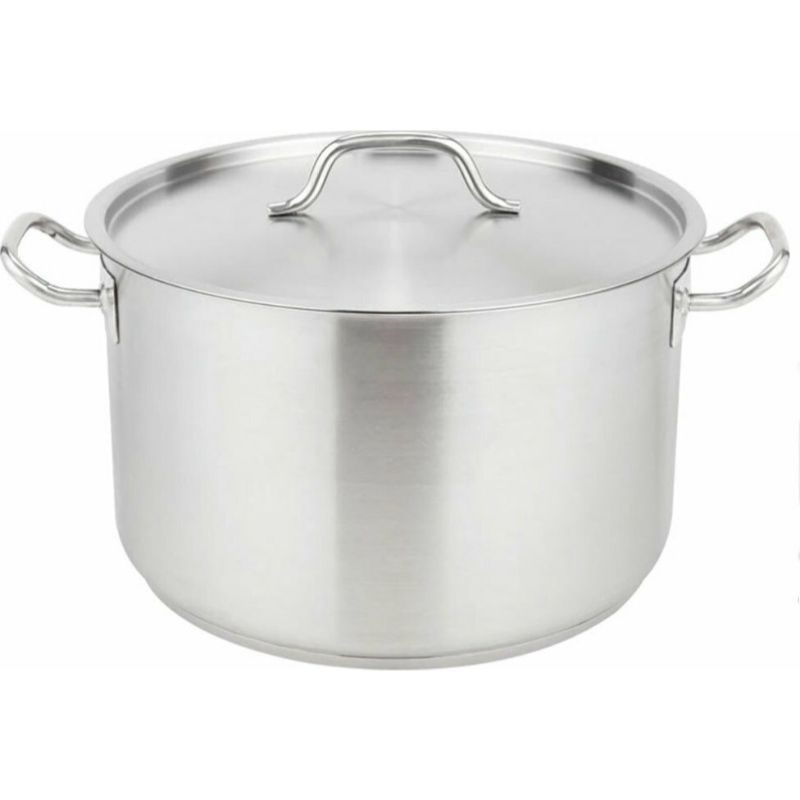 Χύτρα βαθιά INOX με καπάκι