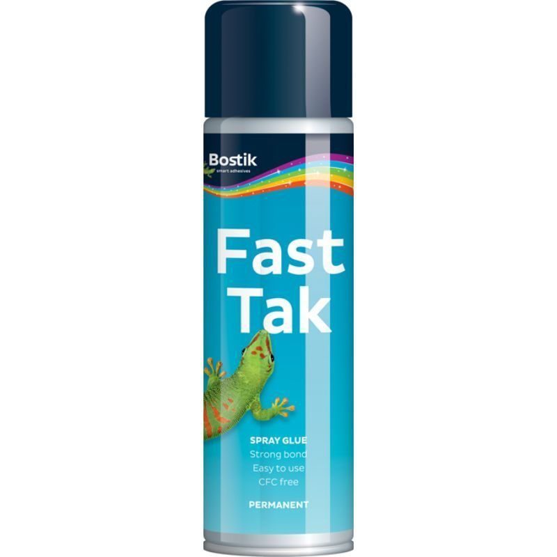 Βενζινόκολλα σε spray FAST TAK PERMANENT 500ml BOSTIK