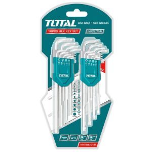 TOTAL ΣΕΤ ΑΛΛΕΝ  + TORX 18ΤΕΜ (THT106KT0181)