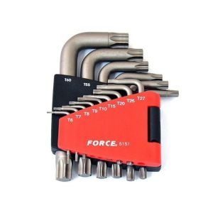 Κλειδιά Allen Torx σετ 15 τεμαχίων Chrom Vanadium FORCE