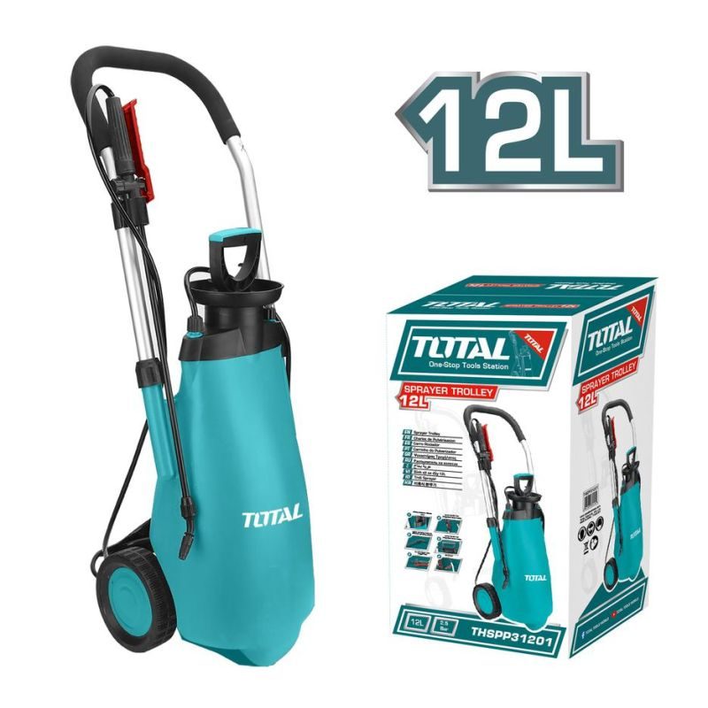 TOTAL ΨΕΚΑΣΤΗΡΑΣ ΧΕΙΡΟΣ TROLLEY 12Lit (THSPP31201)
