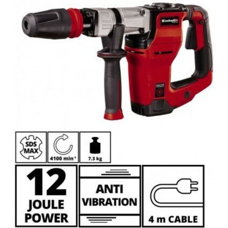 Κρουστικό Σκαπτικό Ρεύματος 1050W με SDS Max TE-DH 12 Einhell - Image 3