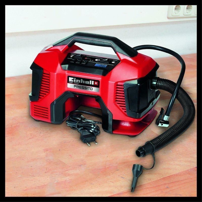 Τρόμπα Αυτοκινήτου Pressito 160PSI Επαναφορτιζόμενη 4020460 Einhell - Image 2