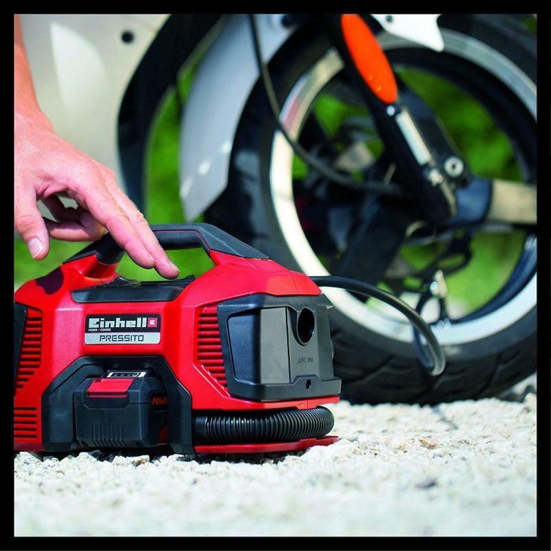 Τρόμπα Αυτοκινήτου Pressito 160PSI Επαναφορτιζόμενη 4020460 Einhell - Image 3