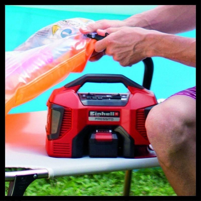 Τρόμπα Αυτοκινήτου Pressito 160PSI Επαναφορτιζόμενη 4020460 Einhell - Image 4