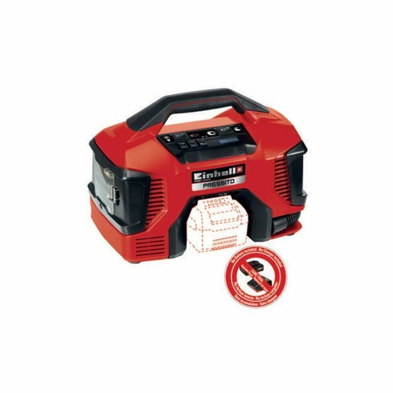 Τρόμπα Αυτοκινήτου Pressito 160PSI Επαναφορτιζόμενη 4020460 Einhell - Image 5