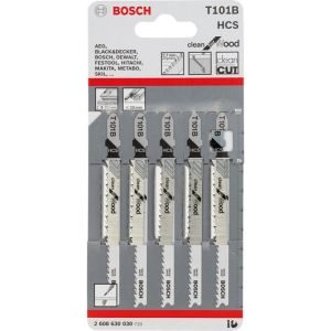Λάμα για Καθαρή Κοπή Ξύλου 5τεμ. T101B 2608630030 Bosch