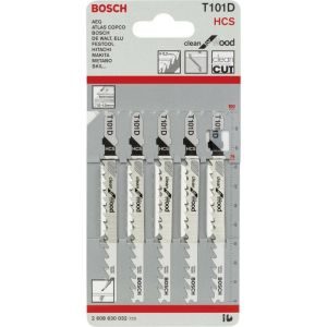 Πριονόλαμα Σέγας 5 Τεμάχια T101D 2608630032 BOSCH