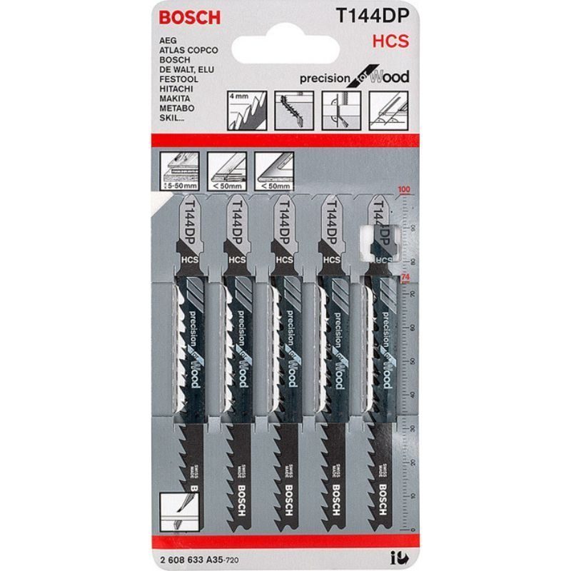 Πριονόλαμα Σέγας 5 Τεμάχια T144DP 2608633A35 BOSCH