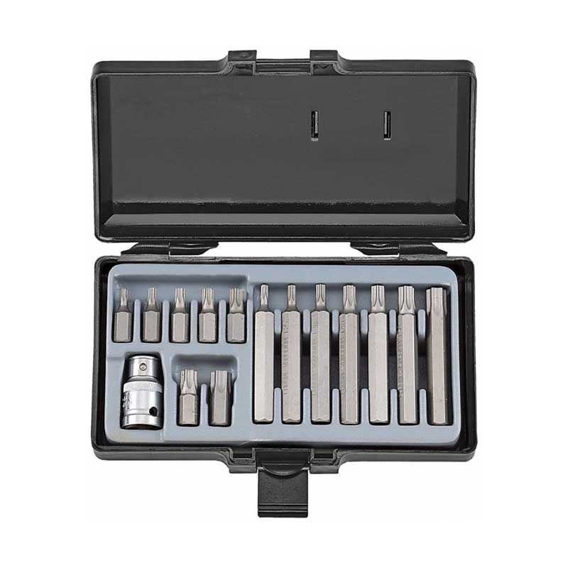 Σετ μύτες Torx 10mm και αντάπτορα FORCE 15 τεμαχίων