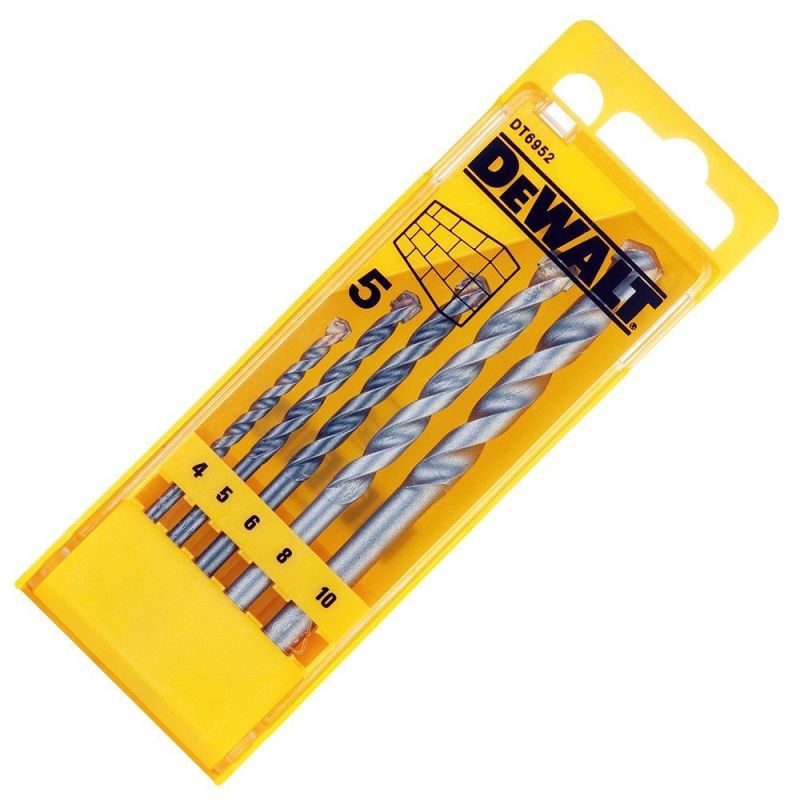 Σετ 5 τρυπάνια δομικών υλικών DT6952 Dewalt