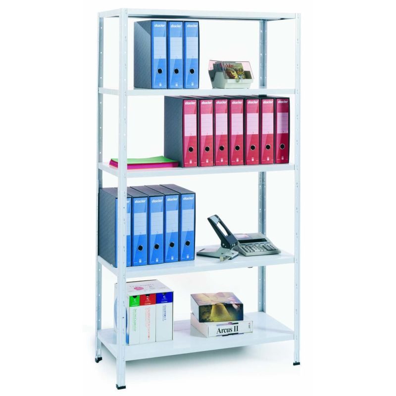 Ραφιέρα μεταλλική με 5 ράφια 100x40x186 cm Γαλβανιζέ EuroKit
