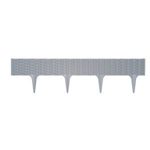Prosperplast Φράκτης Κήπου Garden Border Γκρι 5 τεμ. IBRA-405U
