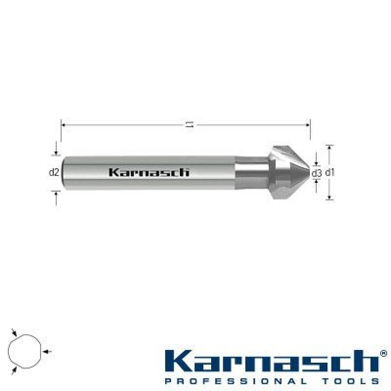 Τρυπάνια κωνικά 8-31 HSS-XE KARNASCH - Image 2