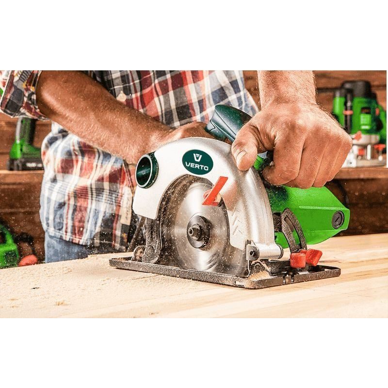 VERTO Δισκοπρίονο 1200W 165mm 52G682 - Image 3
