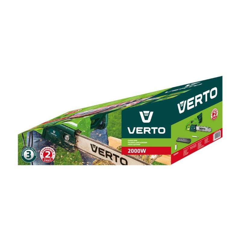 VERTO Αλυσοπρίονο 2000W 40cm 52G584 - Image 2
