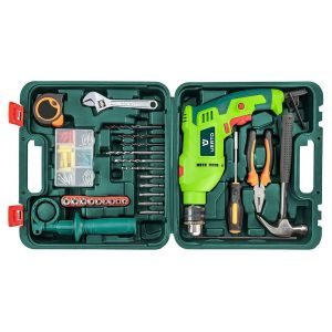 VERTO Κρουστικό δράπανο 600W με βαλίτσα σετ 26τμχ 50G519K - Image 2