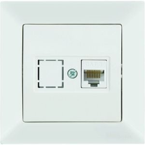 ΠΡΙΖΑ DATA RJ45 ΛΕΥΚΗ CANDELA 136 0101