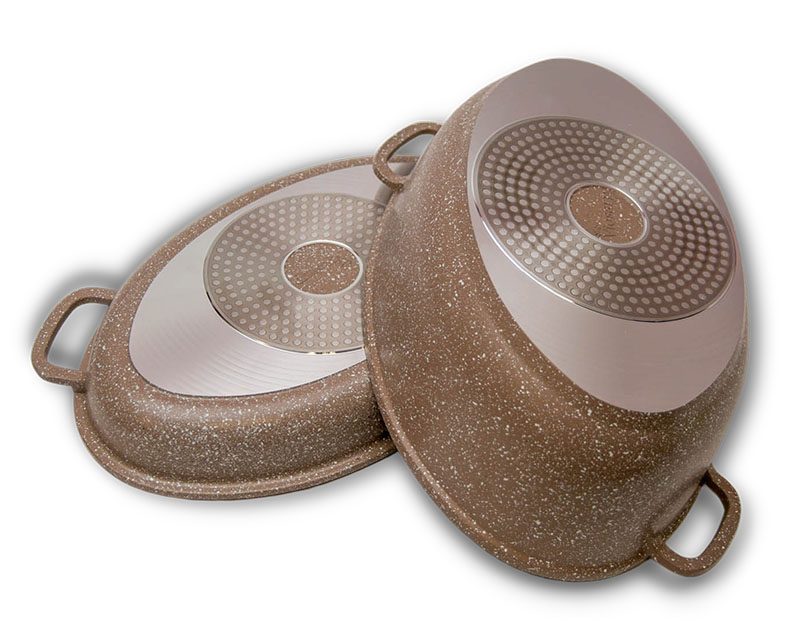 ΓΑΣΤΡΑ ΠΟΛΥΣΚΕΥΟΣ ΜΕ ΑΝΤΙΚΟΛΛΗΤΙΚΗ ΕΠΙΣΤΡΩΣΗ ΠΕΤΡΑ 38cm No34100 - Image 4