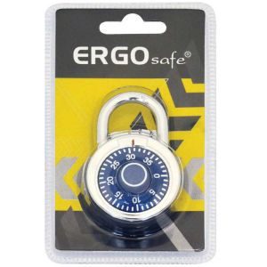 Λουκέτο συνδυασμού στρόγγυλο 3 ψηφίων ασημί - Image 2