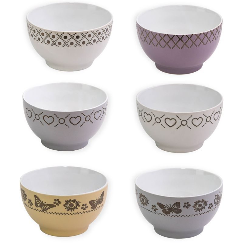 ΜΠΩΛ ΚΕΡΑΜΙΚΟ ΜΕ ΣΧΕΔΙΟ 14x8cm VC2212 VIOSARP