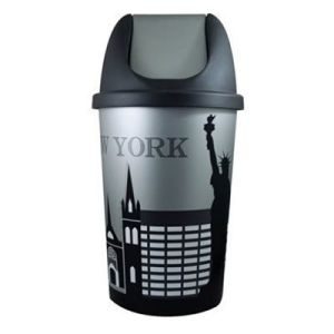 Κάδος απορριμάτων πλαστικός 50lt New York καταστημάτων