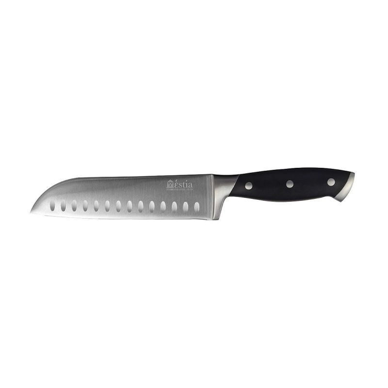ΜΑΧΑΙΡΙ SANTOKU BUTCHER ΑΝΟΞΕΙΔΩΤΟ 2.3mm ΜΕ ΛΕΠΙΔΑ 3CR14