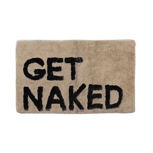 ΤΑΠΕΤΟ ΜΠΑΝΙΟΥ GET NAKED ΒΑΜΒΑΚΕΡΟ 80x50cm ΜΠΕΖ