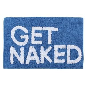 ΤΑΠΕΤΟ ΜΠΑΝΙΟΥ GET NAKED ΒΑΜΒΑΚΕΡΟ 80x50cm ΜΠΛΕ