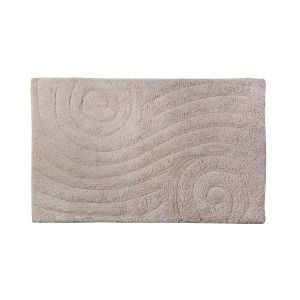ΤΑΠΕΤΟ ΜΠΑΝΙΟΥ MAZE ΒΑΜΒΑΚΕΡΟ 80χ50cm ΜΠΕΖ