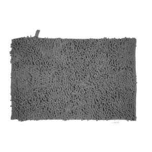 ΤΑΠΕΤΟ ΜΠΑΝΙΟΥ VELVET ΑΝΤΙΟΛΙΣΘΗΤΙΚΟ 80x50cm ΓΚΡΙ