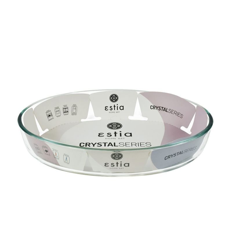 ΤΑΨΙ CRYSTAL ΓΥΑΛΙΝΟ ΠΥΡΙΜΑΧΟ ΟΒΑΛ 35x25x6cm 3.2lt