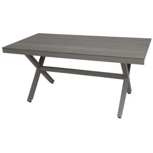 ΤΡΑΠΕΖΙ POLYWOOD ΑΝΘΡΑΚΙ ΑΛΟΥΜΙΝΙΟΥ L160ΧW85ΧH72cm