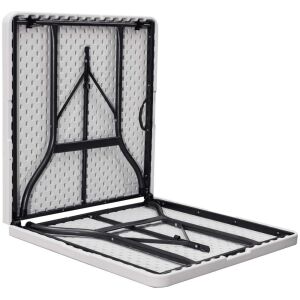 ΤΡΑΠΕΖΙ  ΠΤΥΣΣΟΜΕΝΟ CATERING ΒΑΛΙΤΣΑ 152x74,5x72cm ΛΕΥΚΟ