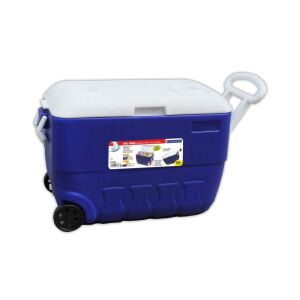 CAMPCOOL ΨΥΓΕΙΟ ΦΟΡΗΤΟ 50Lt. ΜΕ ΡΟΔΕΣ ΧΕΙΡΟΛΑΒΕΣ ΜΕΤΑΦΟΡΑΣ