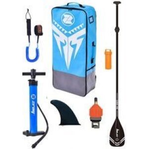zray ΣΑΝΙΔΑ SUP Χ2 ΛΕΥΚΗ -ΓΑΛΑΖΙΟ 330x81x15εκ. ΜΕ ΜΟΝΟ ΠΤΕΡΥΓΙΟ