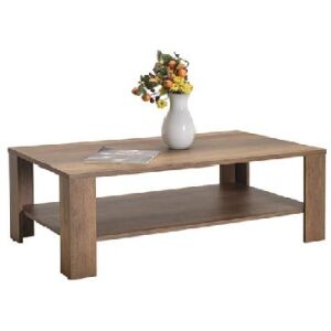 ΤΡΑΠΕΖΙ  ΣΑΛΟΝΙΟΥ  ΜΕ ΡΑΦΙ 110x65x42 εκ OSLO WALNUT