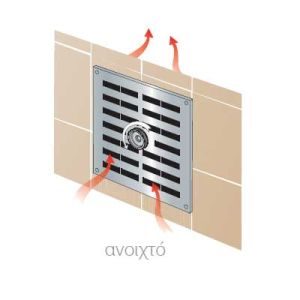 Καπάκι εξαερισμού αλουμινίου με ρυθμιζόμενη βίδα Vents - Image 3