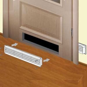 Εξαερισμός πόρτας πλαστικός σε λευκό χρώμα Vents - Image 2